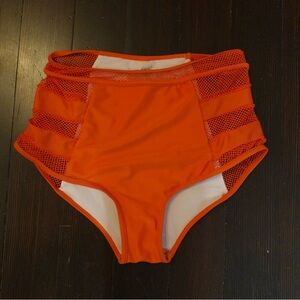 Price drop 🧡🧡🧡 New High-Waisted Orange Bikini Bottoms